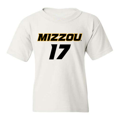 Missouri - NCAA Women's Soccer : Grace Pettet - White Replica Youth T-Shirt