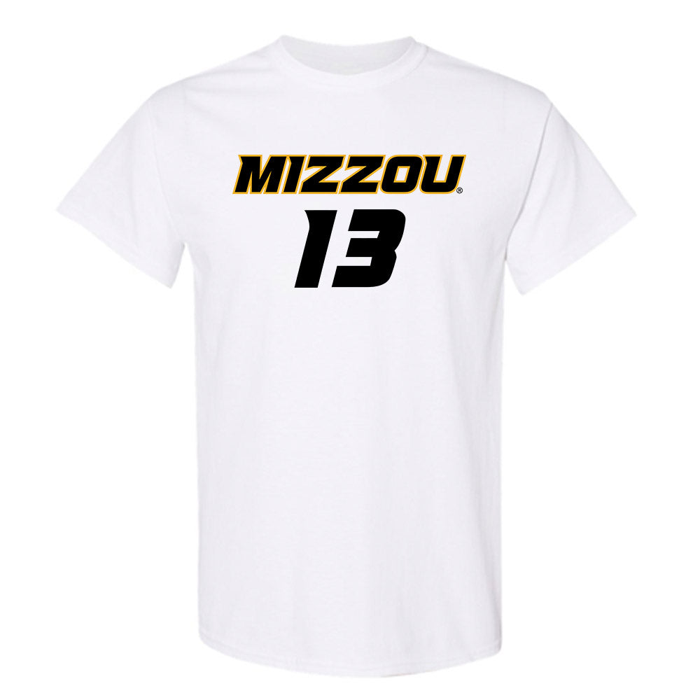 Missouri - NCAA Women's Soccer : Morgan Meador - White Replica Short Sleeve T-Shirt