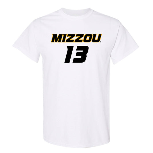 Missouri - NCAA Women's Soccer : Morgan Meador - White Replica Short Sleeve T-Shirt