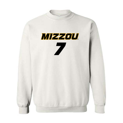 Missouri - NCAA Women's Soccer : Bella Carrillo - White Replica Sweatshirt