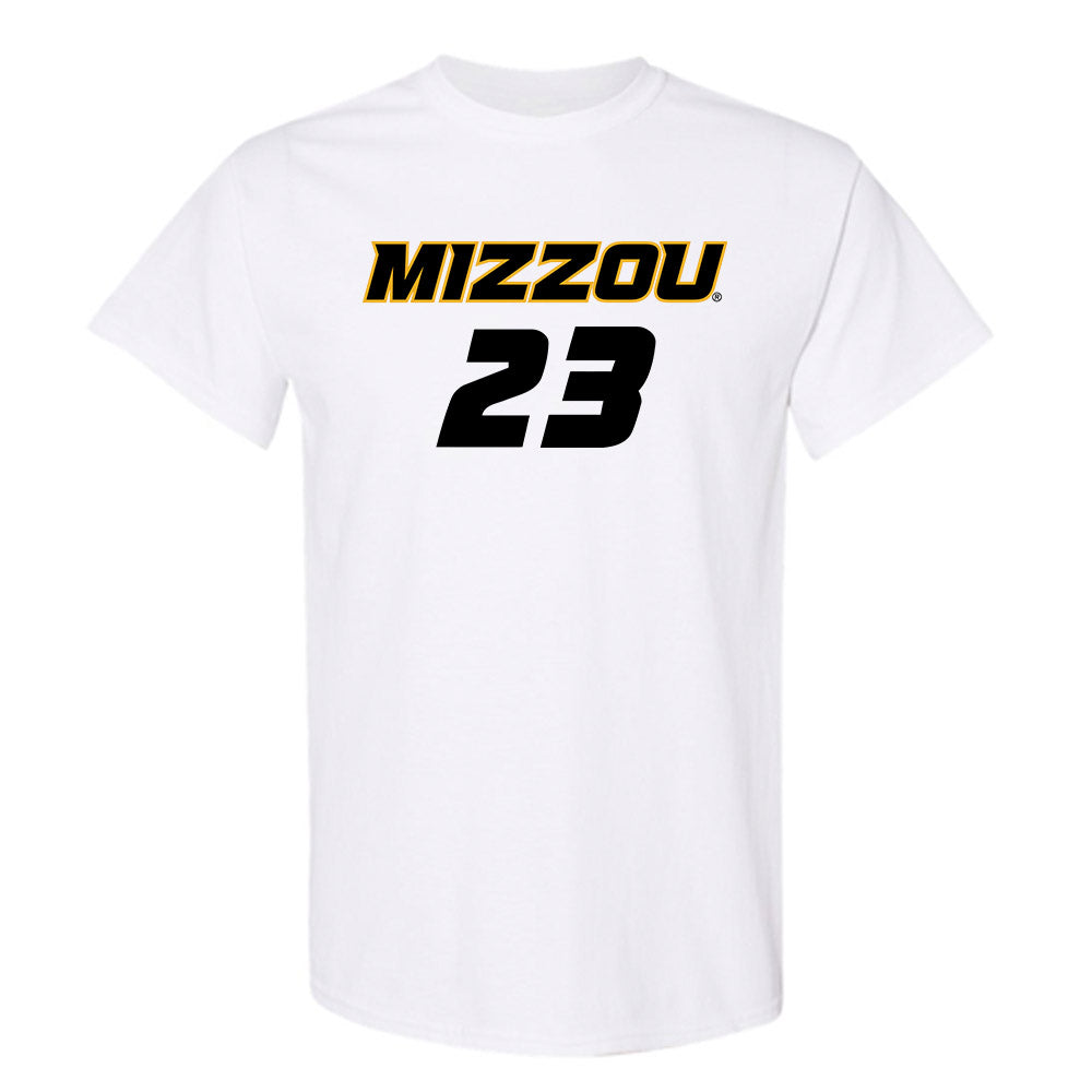 Missouri - NCAA Women's Soccer : Elena Zuchowski - White Replica Short Sleeve T-Shirt