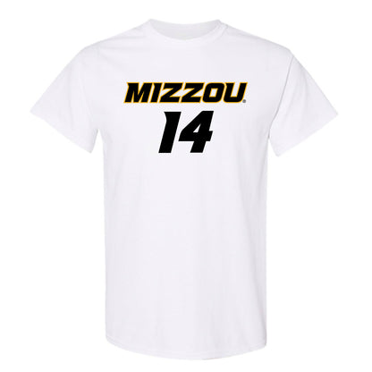 Missouri - NCAA Women's Soccer : Morgan Schaefer - White Replica Short Sleeve T-Shirt