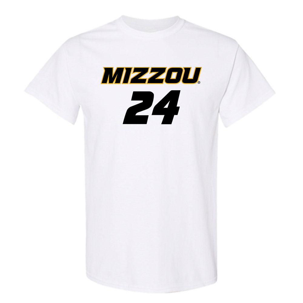 Missouri - NCAA Women's Soccer : Scarlett Thomas - White Replica Short Sleeve T-Shirt