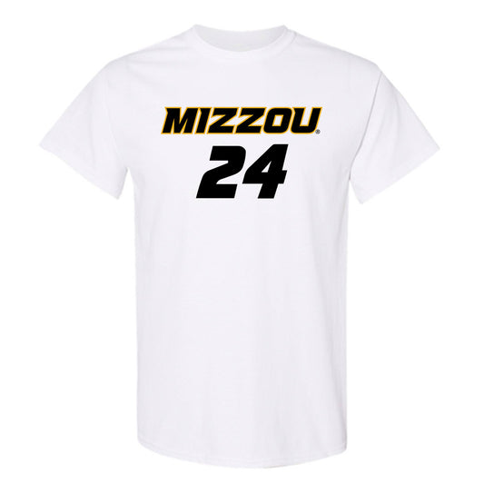 Missouri - NCAA Women's Soccer : Scarlett Thomas - White Replica Short Sleeve T-Shirt