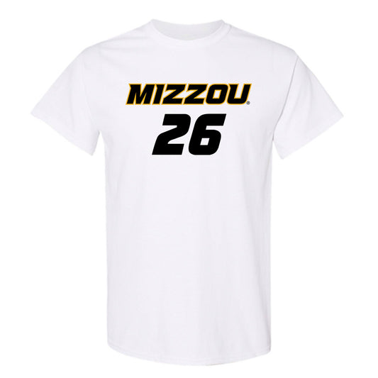 Missouri - NCAA Women's Soccer : Keegan Good - White Replica Short Sleeve T-Shirt