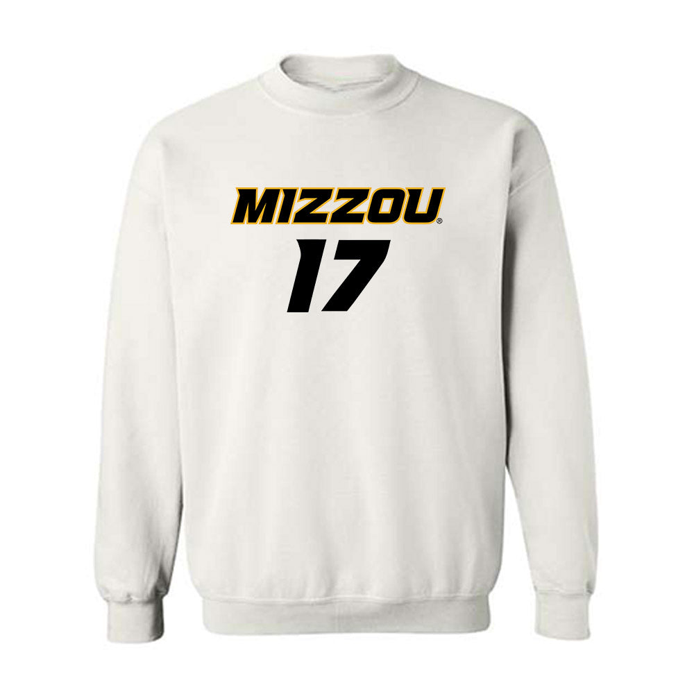 Missouri - NCAA Women's Soccer : Grace Pettet - White Replica Sweatshirt