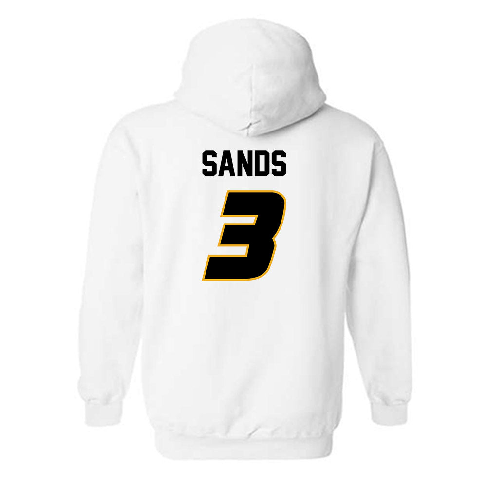 Missouri - NCAA Women's Volleyball : Maya Sands - White Replica Hooded Sweatshirt