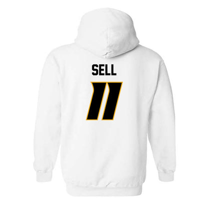 Missouri - NCAA Women's Volleyball : Madilyn Sell - White Replica Hooded Sweatshirt