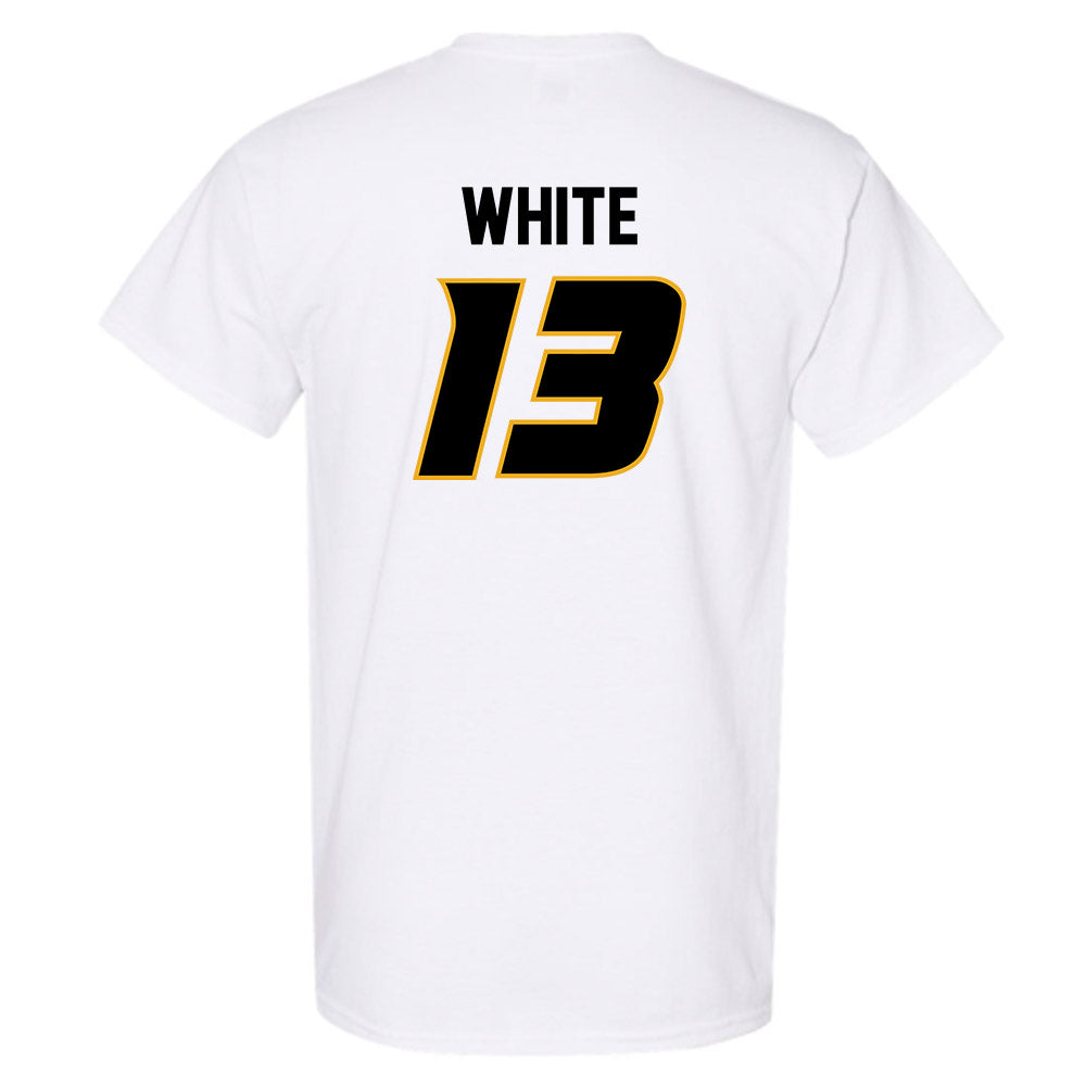 Missouri - NCAA Women's Volleyball : Sarah White - White Replica Short Sleeve T-Shirt