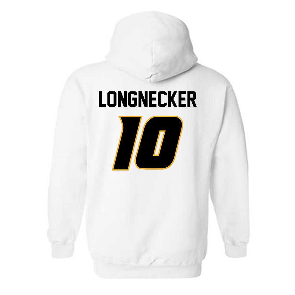 Missouri - NCAA Women's Volleyball : Tatum Longnecker - White Replica Hooded Sweatshirt