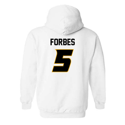 Missouri - NCAA Women's Volleyball : Lauren Forbes - White Replica Hooded Sweatshirt