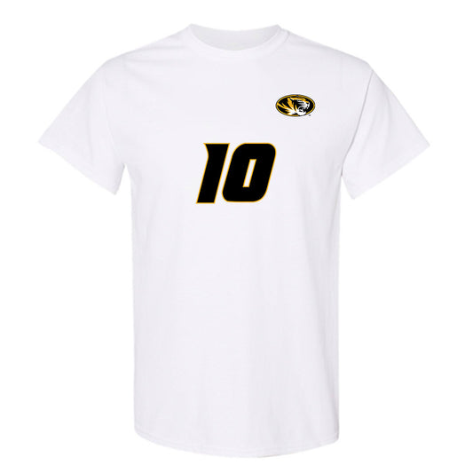 Missouri - NCAA Women's Volleyball : Tatum Longnecker - White Replica Short Sleeve T-Shirt