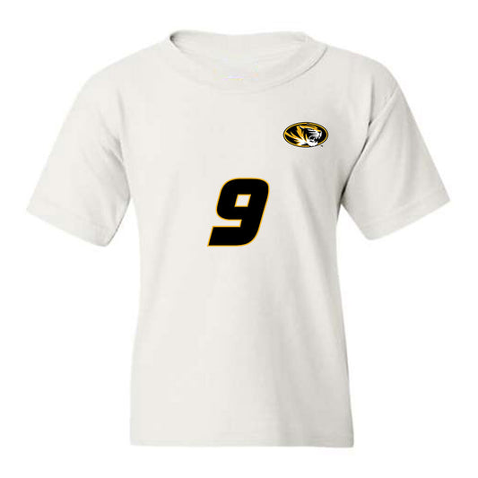 Missouri - NCAA Women's Volleyball : Morgan Isenberg - White Replica Youth T-Shirt