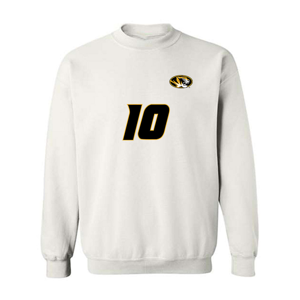 Missouri - NCAA Women's Volleyball : Tatum Longnecker - White Replica Sweatshirt