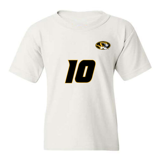 Missouri - NCAA Women's Volleyball : Tatum Longnecker - White Replica Youth T-Shirt