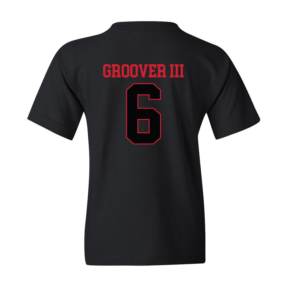 NC State - NCAA Baseball : LuJames Groover III - Youth T-Shirt Replica Shersey