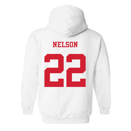 NC State - NCAA Baseball : Baker Nelson - Hooded Sweatshirt Replica Shersey