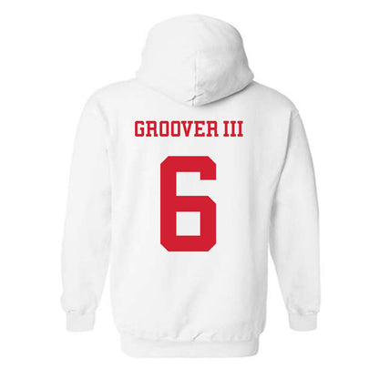 NC State - NCAA Baseball : LuJames Groover III - Hooded Sweatshirt Replica Shersey