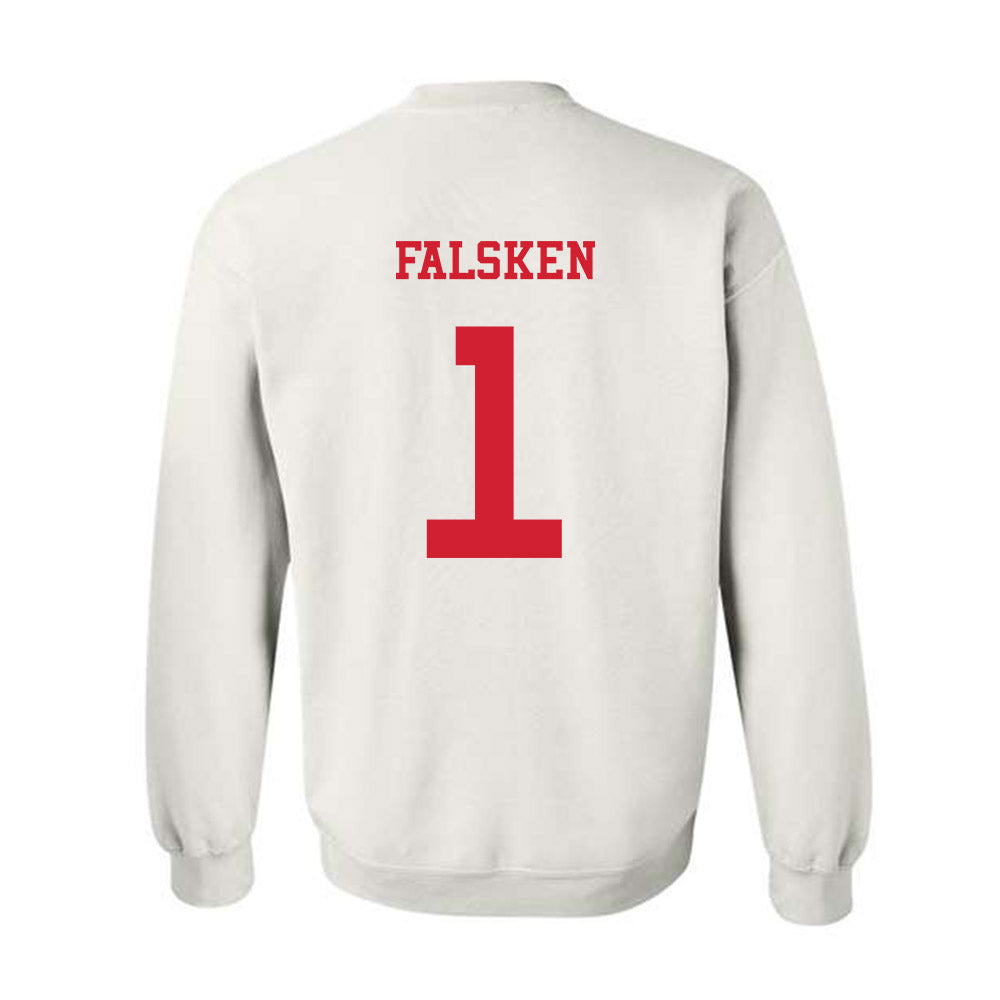 NC State - NCAA Baseball : Carson Falsken - Crewneck Sweatshirt Replica Shersey