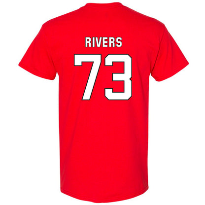 NC State - NCAA Football : Darion Rivers - Replica Shersey Short Sleeve T-Shirt