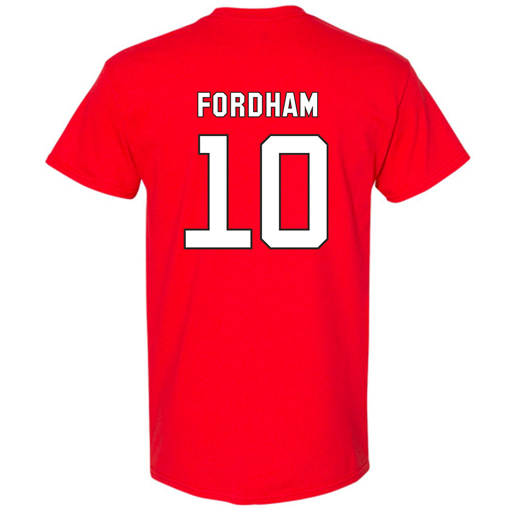 NC State - NCAA Football : Caden Fordham - Short Sleeve T-Shirt
