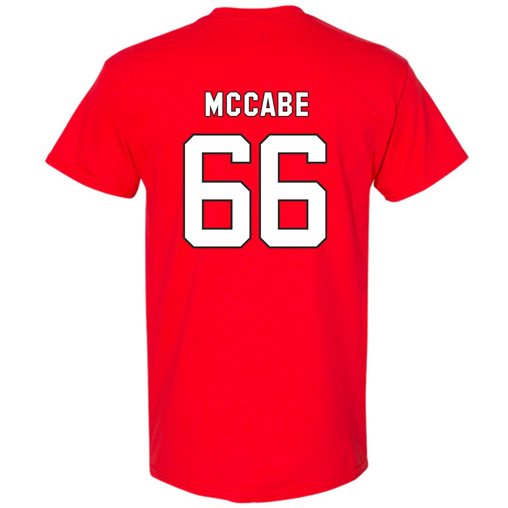NC State - NCAA Football : Matthew McCabe - Replica Shersey Short Sleeve T-Shirt
