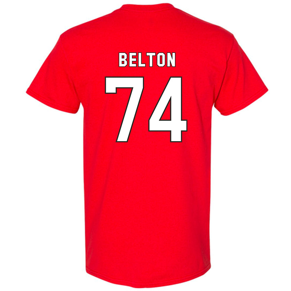 NC State - NCAA Football : Anthony Belton - Replica Shersey Short Sleeve T-Shirt