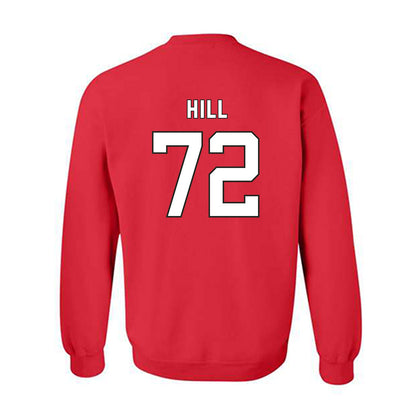NC State - NCAA Football : Sean Hill - Replica Shersey Sweatshirt