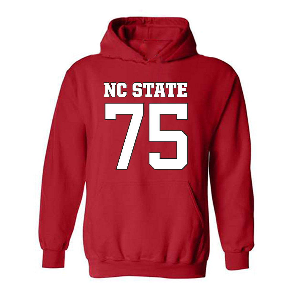 NC State - NCAA Football : Anthony Carter Jr - Replica Shersey Hooded Sweatshirt