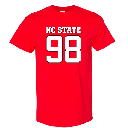 NC State - NCAA Football : Caden Noonkester - Replica Shersey Short Sleeve T-Shirt