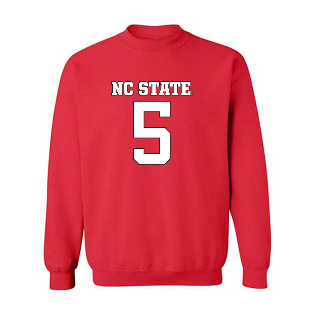 NC State - NCAA Football : Brennan Armstrong - Crewneck Sweatshirt Replica Shersey