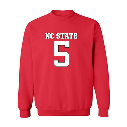 NC State - NCAA Football : Brennan Armstrong - Crewneck Sweatshirt Replica Shersey
