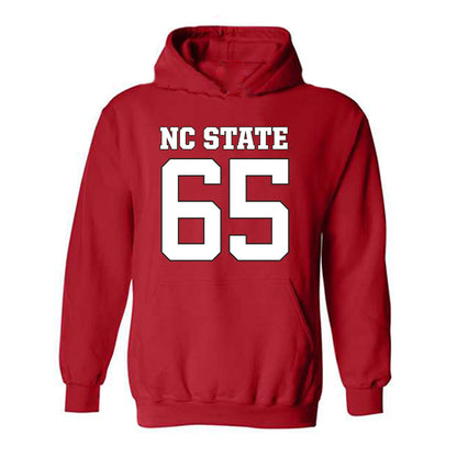 NC State - NCAA Football : Jacarrius Peak - Replica Shersey Hooded Sweatshirt