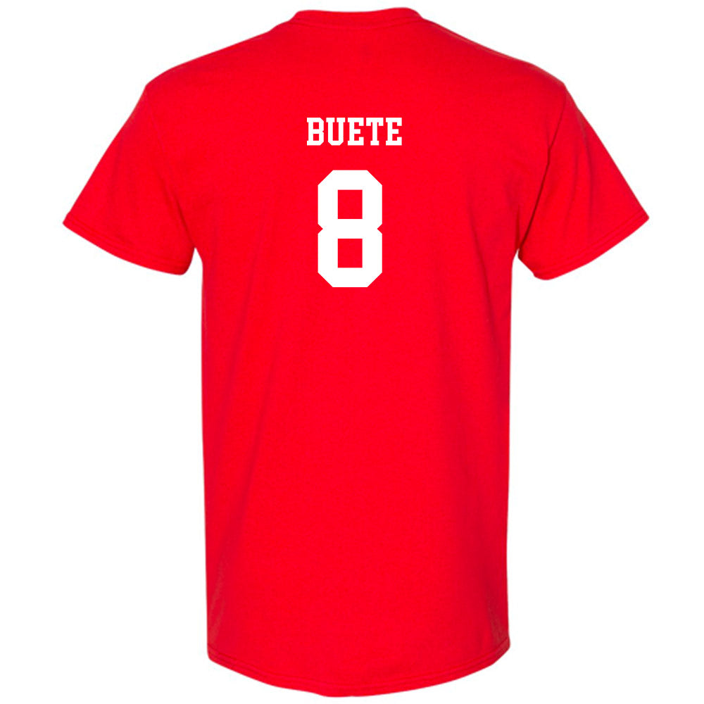 NC State - NCAA Men's Soccer : Will Buete - Red Replica Shersey Short Sleeve T-Shirt