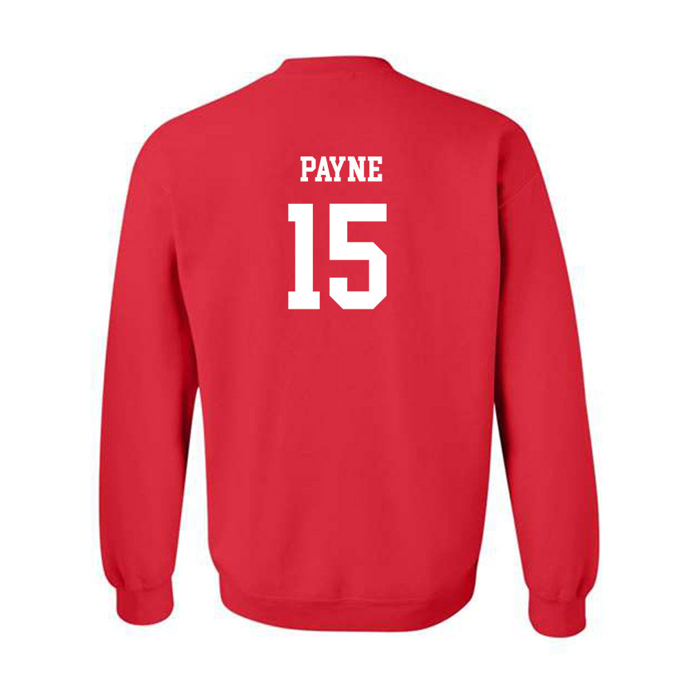 NC State - NCAA Men's Soccer : Aidan Payne - Red Replica Shersey Sweatshirt