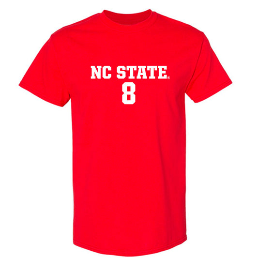 NC State - NCAA Men's Soccer : Will Buete - Red Replica Shersey Short Sleeve T-Shirt