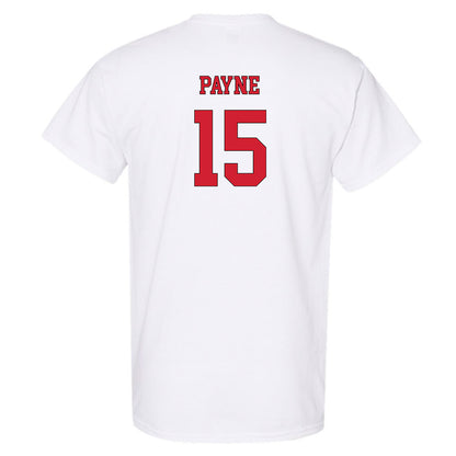 NC State - NCAA Men's Soccer : Aidan Payne - White Replica Shersey Short Sleeve T-Shirt