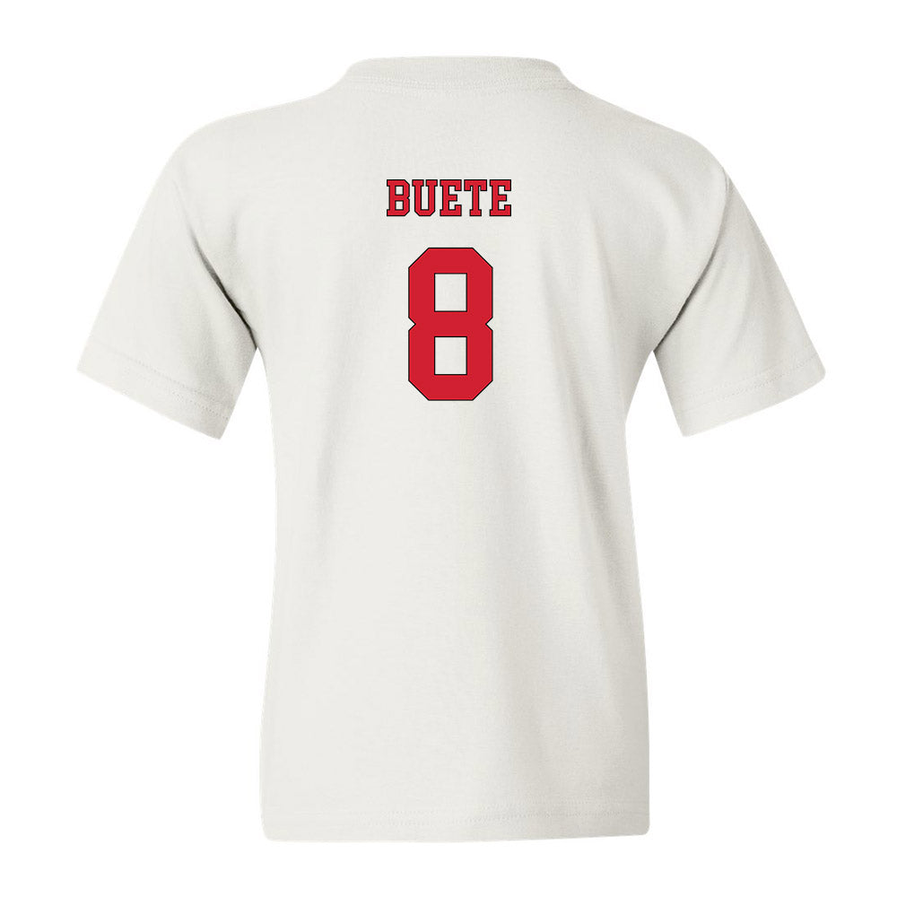NC State - NCAA Men's Soccer : Will Buete - White Replica Shersey Youth T-Shirt