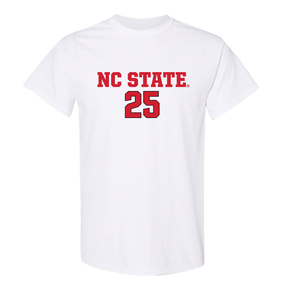 NC State - NCAA Men's Soccer : Cristian Zaragoza - White Replica Shersey Short Sleeve T-Shirt