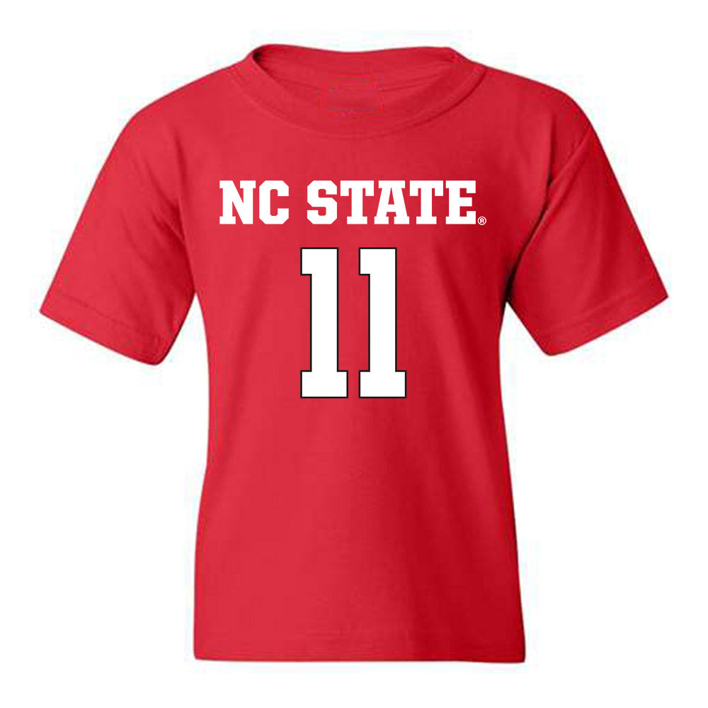 NC State - NCAA Women's Basketball : Madison Cox - Youth T-Shirt Replica Shersey