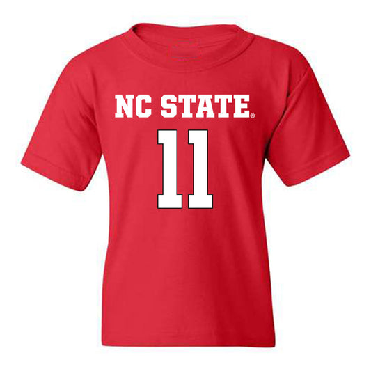NC State - NCAA Women's Basketball : Madison Cox - Youth T-Shirt Replica Shersey