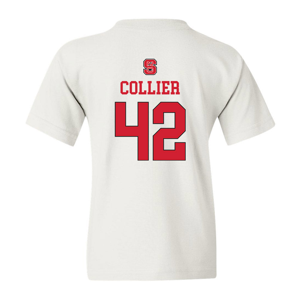 NC State - NCAA Women's Basketball : Mallory Collier - Youth T-Shirt Replica Shersey