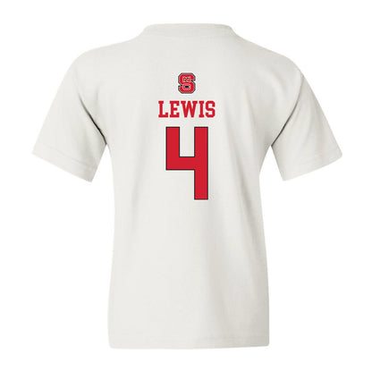 NC State - NCAA Women's Basketball : Alyssa Lewis - Youth T-Shirt Replica Shersey