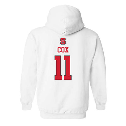 NC State - NCAA Women's Basketball : Madison Cox - Hooded Sweatshirt Replica Shersey