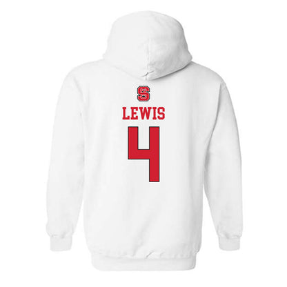NC State - NCAA Women's Basketball : Alyssa Lewis - Hooded Sweatshirt Replica Shersey