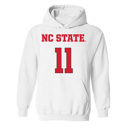 NC State - NCAA Women's Basketball : Madison Cox - Hooded Sweatshirt Replica Shersey