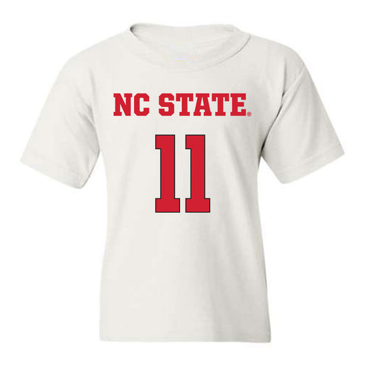 NC State - NCAA Women's Basketball : Madison Cox - Youth T-Shirt Replica Shersey
