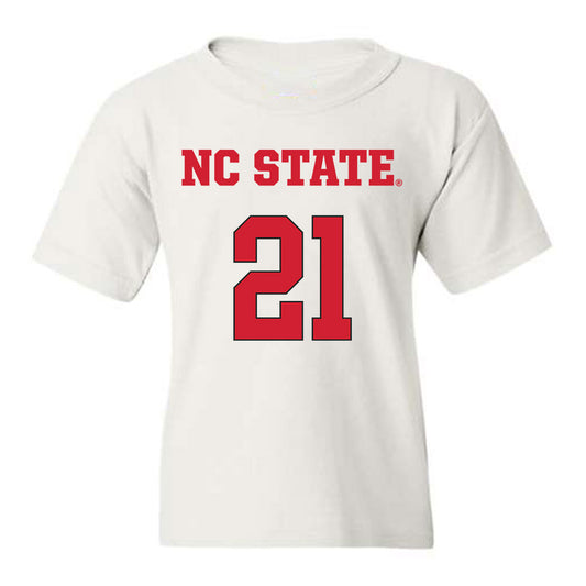 NC State - NCAA Women's Basketball : Madison Hayes - Youth T-Shirt Replica Shersey