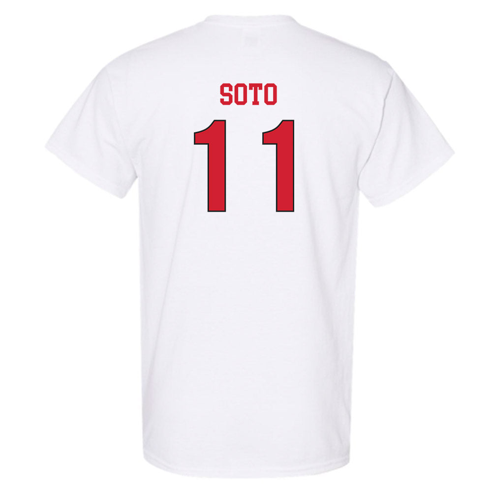 NC State - NCAA Women's Soccer : Fernanda Soto - White Replica Shersey Short Sleeve T-Shirt