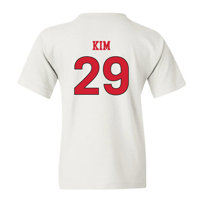 NC State - NCAA Women's Soccer : Cienna Kim - White Replica Shersey Youth T-Shirt
